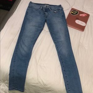 abercrombie and fitch jeans low rise